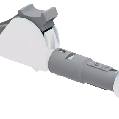 Alligator Clip Fused Test Probe White